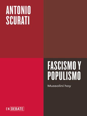 cover image of Fascismo y populismo